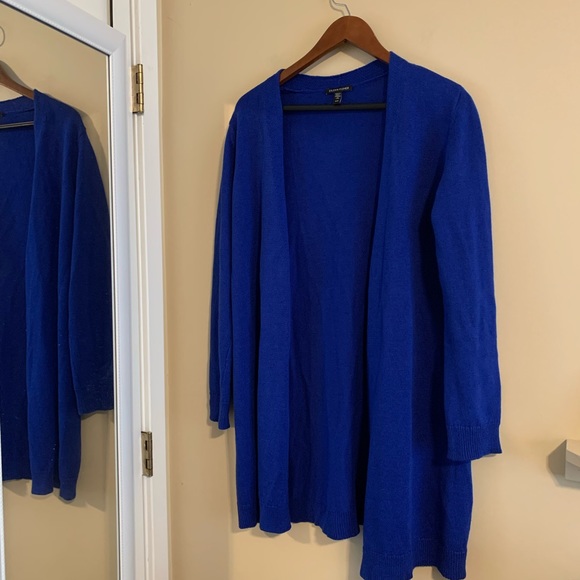 Eileen Fischer beautiful blue cardigan sweater . - Picture 3 of 7